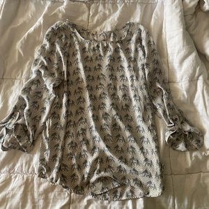 Elephant Print Blouse